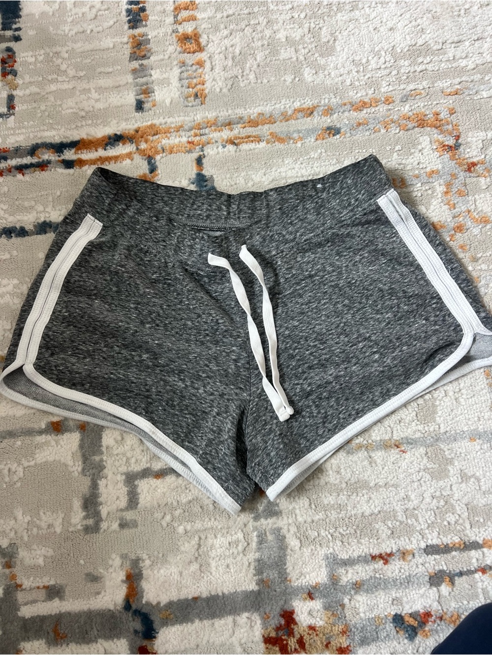 Gray Women’s Drawstring Terry Lounge Shorts